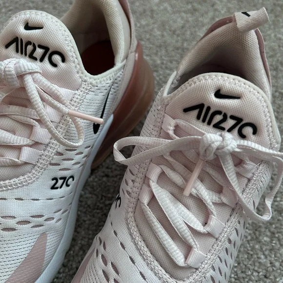 Nike Air Max 270 Light Soft Pink Rose White Womens Size 8 AH6789-604 - Picture 7 of 11